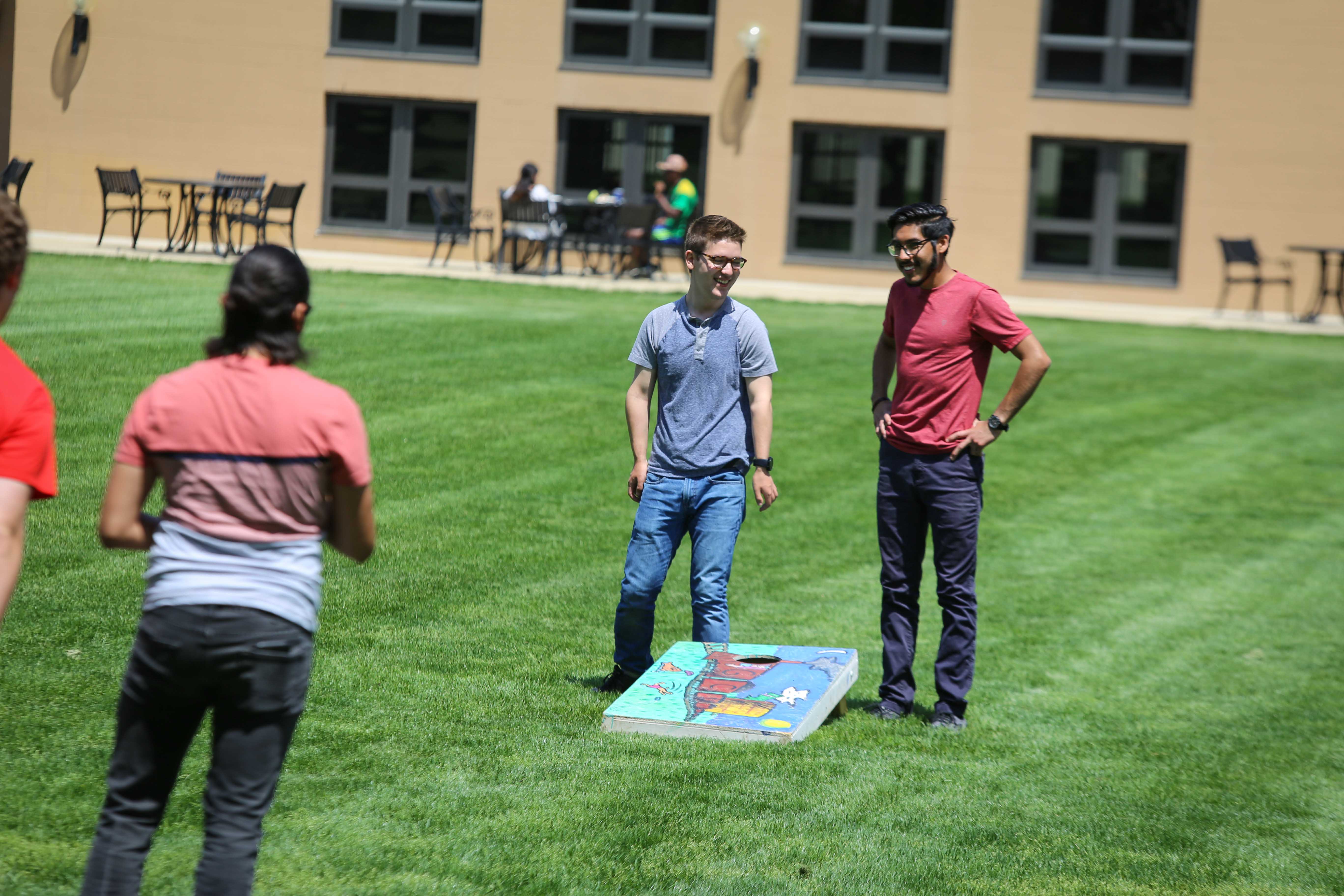 May term picnic and volleyball