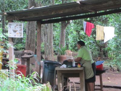...hard at work cooking for the ICIDRI crew