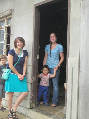 Emily and Jahir greet us warmly at their home