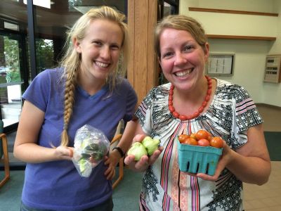 CSA drop - Kate and Adela