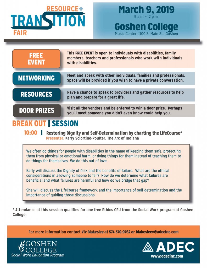 2019 Transition + Resource Fair information