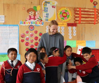 Students express their affection for Landon, who is known by his middle name of "Luis" (Lewis).
