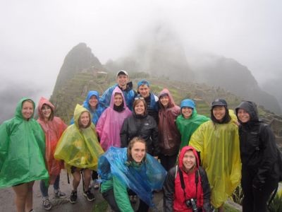 So cute in their ponchos!