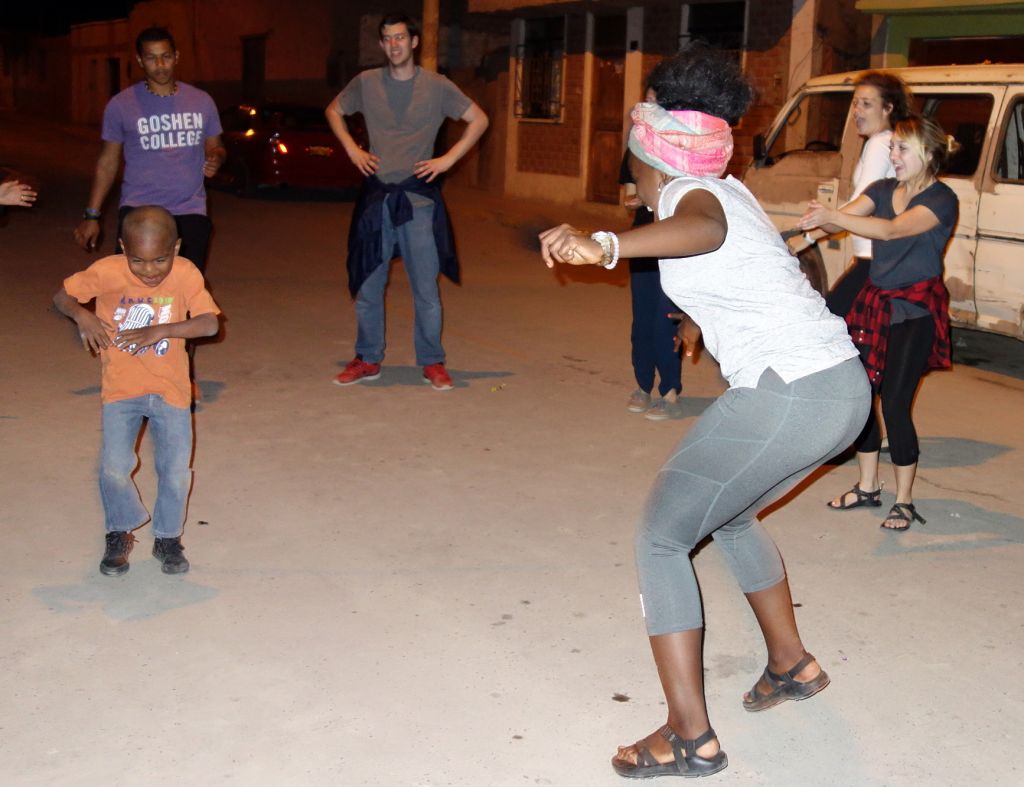 and dancing
