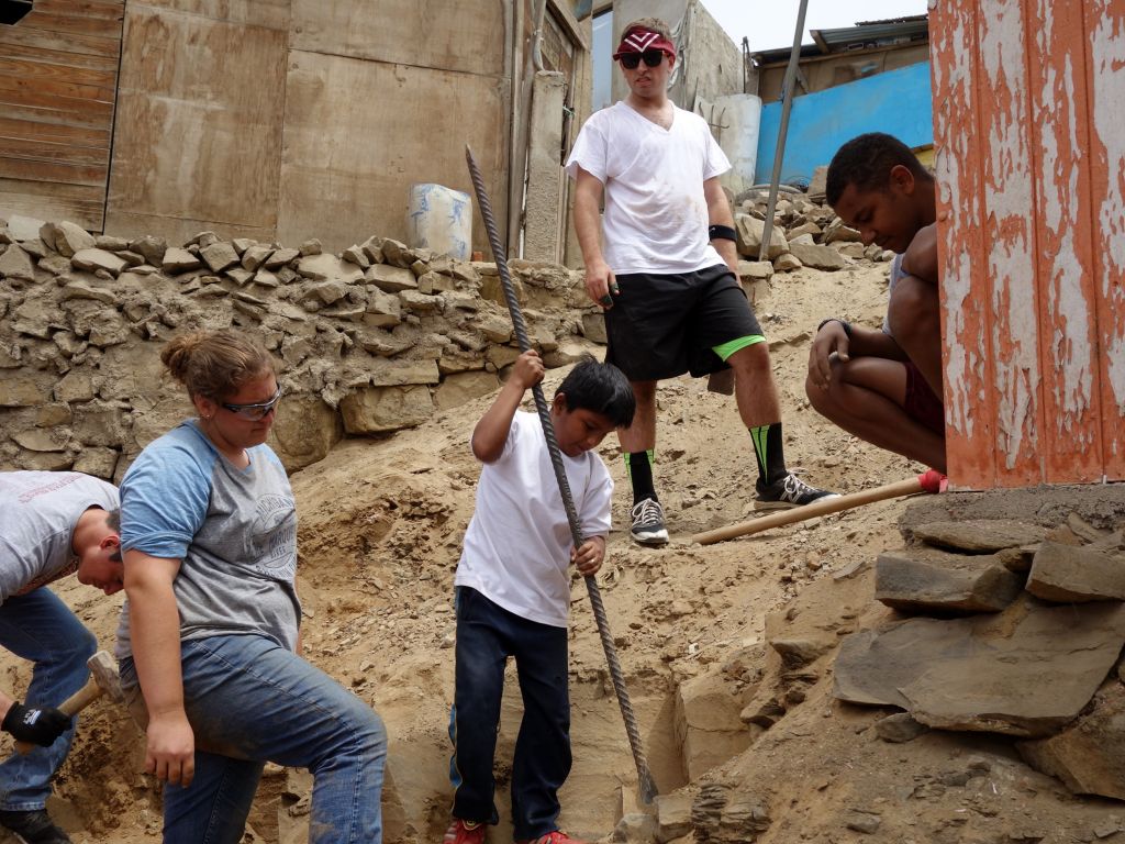 little boy wanted to help