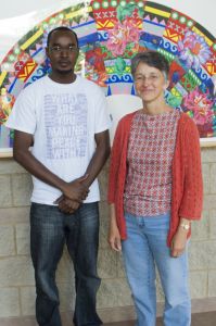 Jan Bender Shetler and Oscar Kirwa