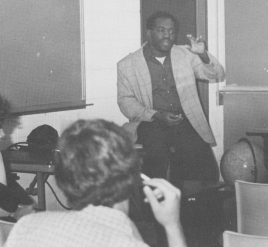 Lee Roy Berry picture in the Goshen College Maple Leaf.