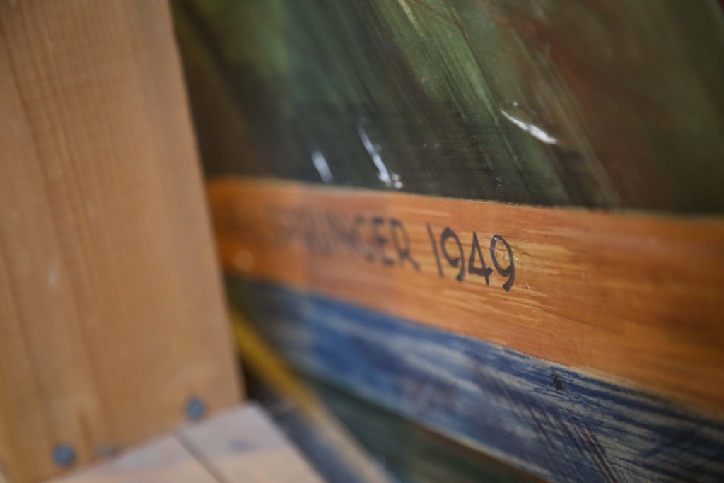 Painting with the date 1949 on it